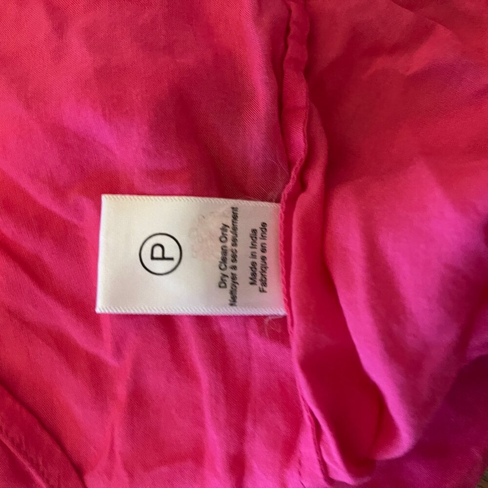 Hemant & Nandita Pink Adjustable Strap Cami/100% … - image 4